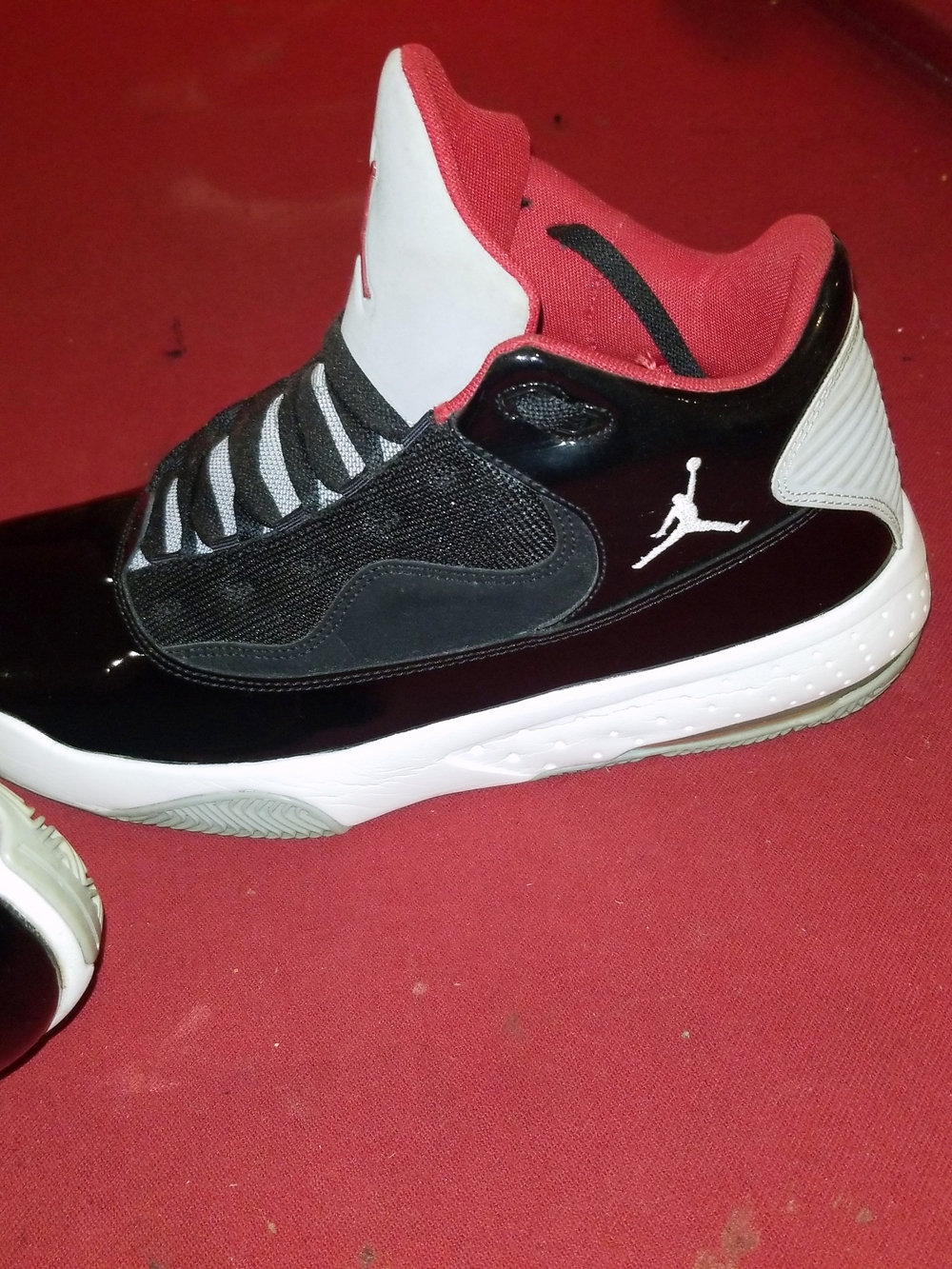 Air Jordan Men's Black/Red High-Top Sneaker